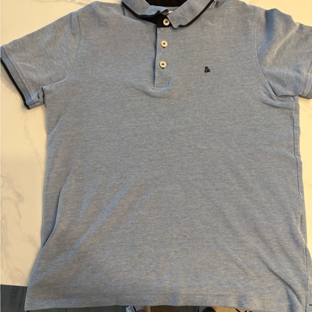 Jack & Jones Light Blue Polo Shirt